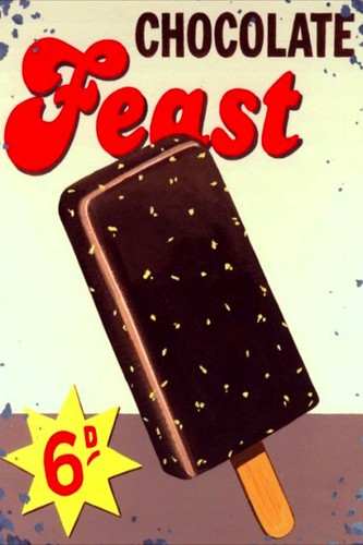 Feast chocolate ice - chocolate, cream