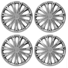 FOR NISSAN E-NV200 - 15" SILVER WHEEL TRIMS HUB CAPS WHEEL COVER 4PC SET