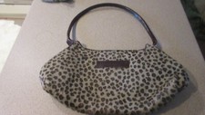 The Muddy Dog Company Leopard Skin Fur Hand Bag
