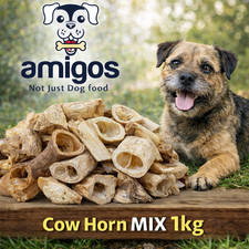 1kg cow horn 100 natural - 1kg, dog