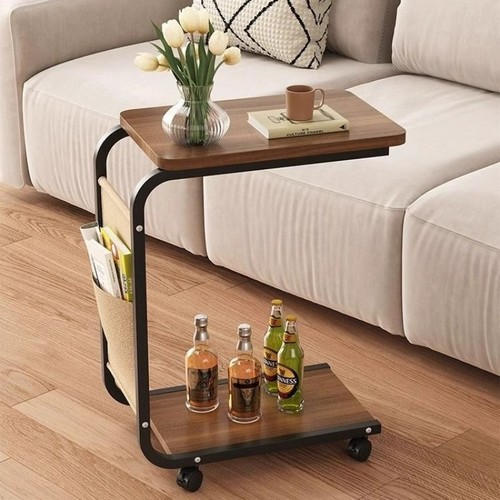 Side table shaped - side, for