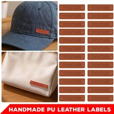 PU Leather Labels for Handmade