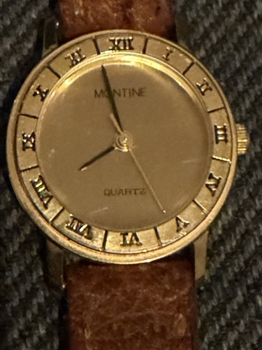 Vintage montine quartz gold - vintage,