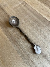 Beautiful WW1 Trench Art Spoon Made From King Edward VII Coins