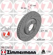 2x Brake disc internally