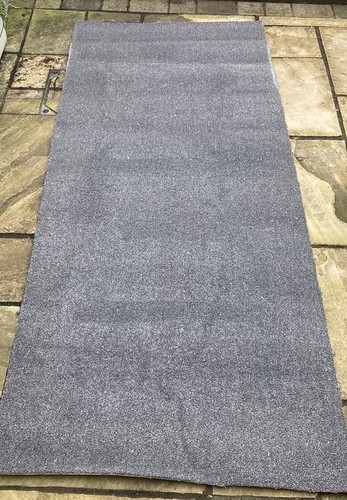 Grey carpet off cut - carpet, unused