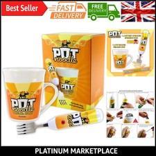 Pot Noodle Gift Set with Spinning Fork & Mug - Fun Novelty Gifts for Men, Wom...