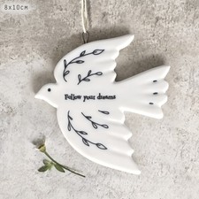 White Dove Hanging Decoration