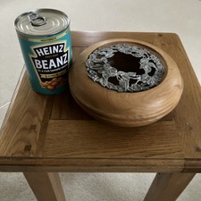 VINTAGE Yew Wood Wooden Pot