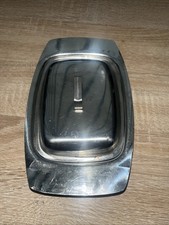 Vintage Stainless Steel Butter Dish 