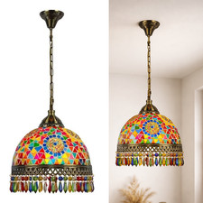 Moroccan glass mosaic pendant - mosaic,
