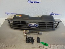 Ford Focus Front grill MK2 08-11 Matt Black bonnet latch barrel 1 key lock kit
