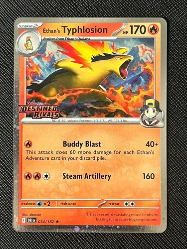 Ethan typhlosion 034 182 - ethan's, 034/182