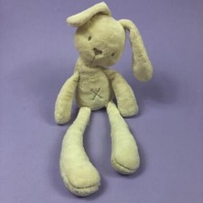 Mamas & Papas Bunny Rabbit Millie & Boris Cream White Floppy Plush Soft Toy Doll
