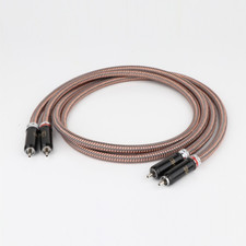 Accuphase OCC Copper HiFi RCA Interconnect Audio Cable with WBT RCA Plug