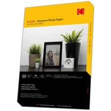 Kodak Photo Paper A4 (Glossy 240gsm 50 Sheets) Premium Photographic Paper