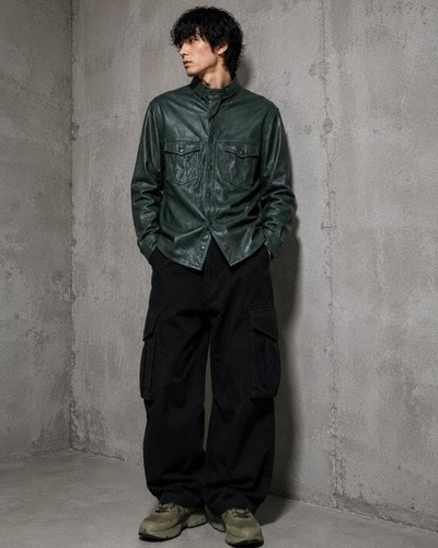 Neil barrett leather single - barrett,