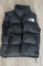 The North Face TNF Nuptse Women's Down Puffer Gilet Size Medium Black