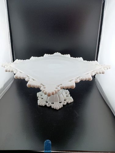 Westmoreland milk glass square - westmoreland,