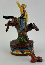 Cowboy On Bucking Horse