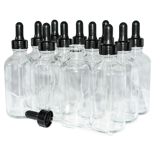50ml brown green - brown/green/clear, glass