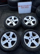 PEUGEOT 307CC MK1 2003 205/55/16 SET OF 4 ALLOY WHEELS WITH TYRES A-S7603Y33