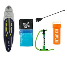 Kohala Start Inflatable Surf Paddle Board 10.6ft x 32" x 6" Thick with Pump +Bag