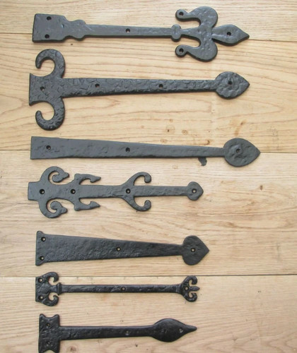 Pair hinge fronts cast - pair, of