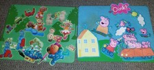 Feltastic Play Board NIGHT GARDEN PEPPA PIG BUNDLE FELT BOARD PLAY MAT Rare