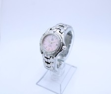 Ladies Tag Heuer Link Pink Mother Of Pearl WT141M Quartz Quickset Date Watch