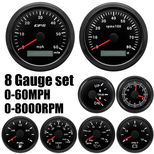 Gauge set 85mm gps - set,
