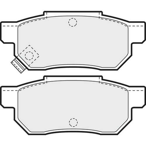 Brake pads set for honda - brake,