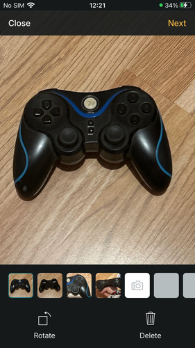 Ps3 controller black - ps3, blue