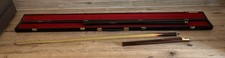 Vintage RILEY Two Piece Snooker / Pool Cue With Extension Piece & Hard Case 