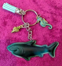 Keyring Shark Seahorse Charms Sealife Sea Ocean small gift ideas