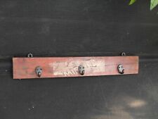 worn vintage style coat rack coat hook board cloakroom hooks ? hanging hooks T