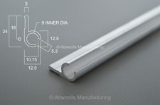 Awning Rail SMALL 10 x 1m