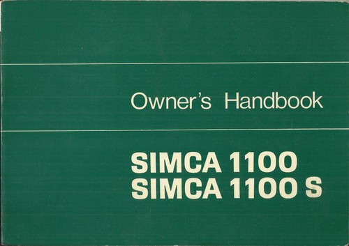 Simca 1100 gls special - special, and