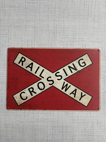 Railwaytrain metal sign retro - railwaytrain,