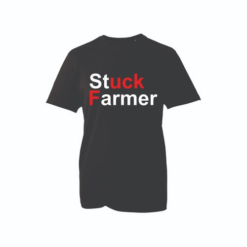Stuck farmer shirt funny - stuck, –