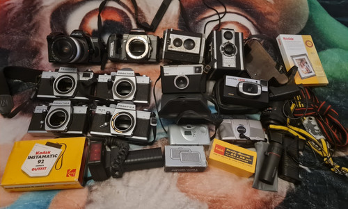 Vintage cameras bundle kodak - -,