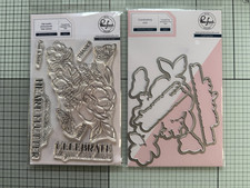 PinkFresh Studio Stamp & Die Set - Butterflies in Bloom