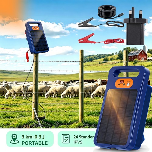 Solar electric fence - solar,
