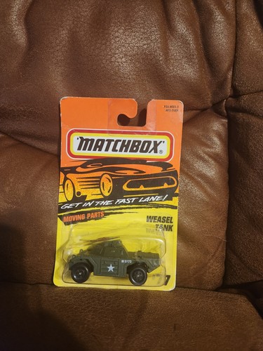 Matchbox military weasel tank - matchbox,