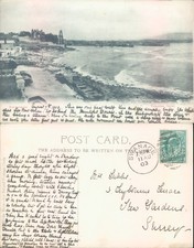 Swanage coastline and pier