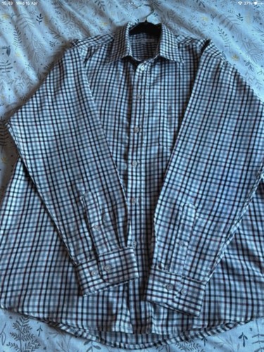 Ewm men long sleeve - long, check
