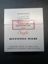 Oasis – Singles Definitely Maybe Cigarette Box Set - 5 CD's - see listing