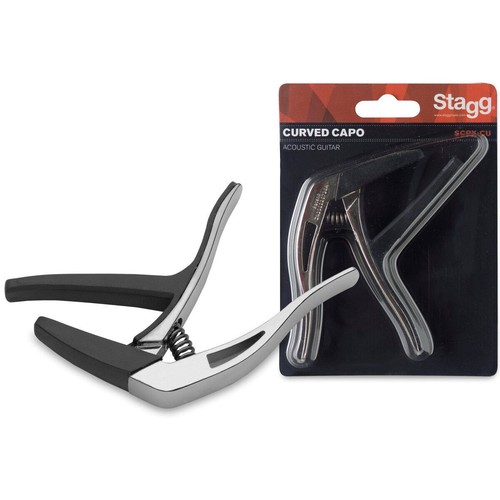 Stagg curved trigger capo - "trigger",
