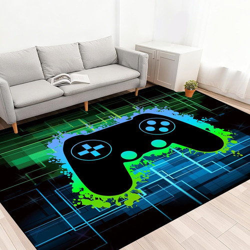 Gamer rug for boys - room,