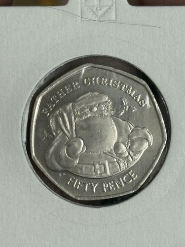 2018 gibraltar christmas 50p - christmas,